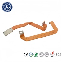 Barre omnibus en cuivre flexible laminée sur mesure, isolée, pour pack de batteries de véhicules électriques, connexion électrique de véhicules à énergie nouvelle