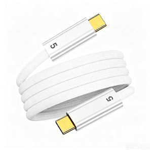 Cable USB4 Magnético Antienredos DFX <span class=keywords><strong>de</strong></span> 1M 80Gbps con Cable Coaxial TB5 Compatible con E-Marker para <span class=keywords><strong>Apple</strong></span> MacBook Pro <span class=keywords><strong>iPad</strong></span> Laptop - Product Image 2