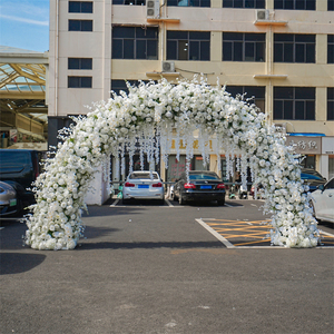 Giant <b>Artificial</b> <b>Flower</b> Arch Wedding Background Decoration Large Floral Arch for Wedding Ceremony Event Backdrop Photo Booth - Product Image 1