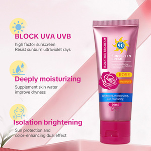 Crème BB écran solaire GMH 60ml Rose, crème hydratante et isolante blanchissante pour tous types de peaux - Product Image 5