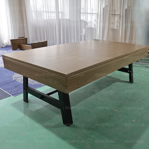 Venta al por mayor de interior al aire libre deportes personalizado moderno 7 pies 8 pies 9 pies pizarra comedor mesa de billar de lujo con patas de metal - Product Image 5