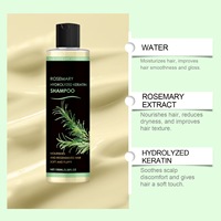 Sampo Pelembap Keratin Terhidrolisis Rosemary Pengontrol Minyak, Membuat Rambut Terlihat Lebih Tebal, Memperkuat Akar Rambut untuk Penggunaan Pribadi