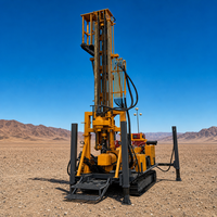 Équipement de forage hydraulique portable sur chenilles JDL-5 pour puits d'eau et carottage, plateforme de forage diesel 500m
