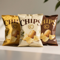 Sachet d'Emballage Alimentaire Personnalisé Imprimé Scellable pour Snacks, Popcorn, Aliments Soufflés et Chips, avec Ouverture Facile