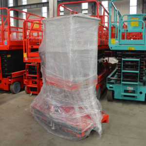 Qiyun kinglift CE ISO 18M thủy lực Kính thiên văn thang một người đàn ông nâng dọc điện đơn mast nhôm nâng - Product Image 3