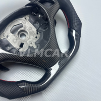 Volant en fibre de carbone personnalisé pour BMW Série E avec palettes de commande pour BMW E90 328i E87 E92 M3 E39 X5 E70 X6 E71 E82