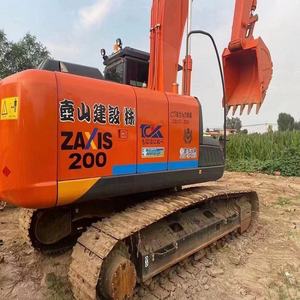 Excavatrice d'occasion de haute qualité Hitachi ZX200 20 tonnes disponible, excavatrice bien entretenue pour travaux de construction lourds avec certification CE - Product Image 2