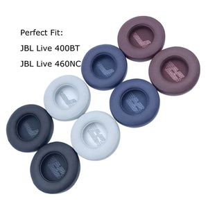 Pour <span class=keywords><strong>JBL</strong></span> Live 400BT 460NC coussins d'oreille housse en cuir protéiné coussinets en mousse pour <span class=keywords><strong>casque</strong></span> <span class=keywords><strong>JBL</strong></span> <span class=keywords><strong>réduction</strong></span> du <span class=keywords><strong>bruit</strong></span> coussinets d'oreille - Product Image 1