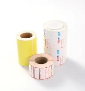 58*40mm Thermal Label Printer Fanfold Heat Proof Thermal Label Paper