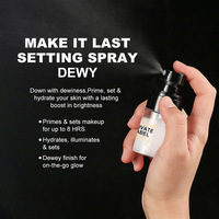 Spray Fixateur de Maquillage Brume Mat Longue Tenue SPF Anti-Transfert Effet Rosé Vente en Gros