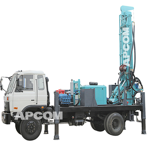 Apcom Mini 450 Meter 360M Vrachtwagen Gemonteerd Boorgat Booreiland Dth Roterende Machine Waterboorplatforms Met Gemonteerde Vrachtwagen - Product Image 3