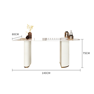 <span class=keywords><strong>Tavolo</strong></span> da pranzo moderno e leggero per ristorante di lusso <span class=keywords><strong>tavolo</strong></span> da pranzo per uso domestico grande e piccolo contro il <span class=keywords><strong>muro</strong></span> e <span class=keywords><strong>tavolo</strong></span> rotondo con piatto di roccia - Product Image 3