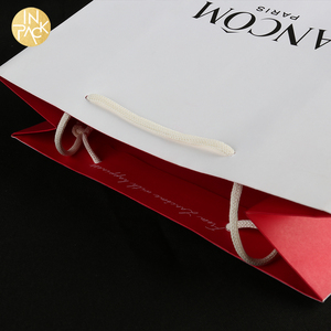 Trong gói bên trong bên ngoài cả hai in quà tặng cá nhân mỹ phẩm Bao bì túi tùy chỉnh tái sử dụng Túi mua sắm với logo màu đen - Product Image 2