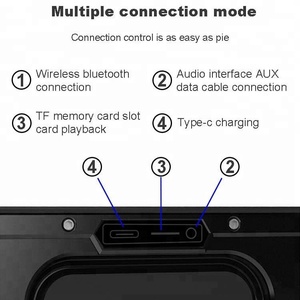 Double Trompette Sans Fil Bluetooth Haut-parleurs Usine Bon Portable Mini MP3 Portable Haut-Parleur - Product Image 2