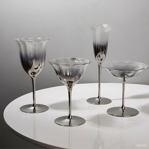 Logo personnalisable Design moderne Grands verres à vin Vintage Vert Floral Cristal Gobelets pour <span class=keywords><strong>Vino</strong></span> Y Cocteles - Product Image 5