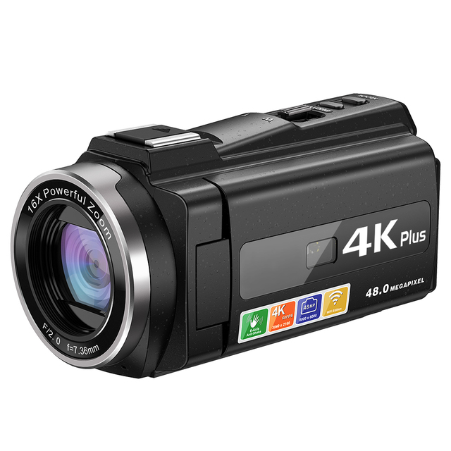 Sonida Profesional Wi-Fi Camera Filmadora 4K Full HD CMOS Imaging Sensor