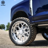 Rines DW Deep Dish de 20, 22, 24, 26 y 28 Pulgadas, 8x170, Pulidos y Forjados, para Camionetas Silverado 1500 y 2500, Todoterreno