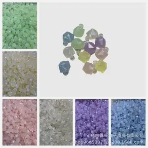 Douyin hot mermaid fine shining starry night water cube hanging hole beads DIY car hair accessories material acc