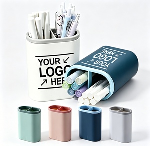 Best Seller Custom Logo Desk Storage Stationery <b>Organizer</b> Office Storage Pen Storage Holder Pencil Cup Holder Dest <b>Organizer</b> - Product Image 1