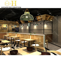 Comptoir de bar moderne en bois pour boulangerie, café et pâtisserie, mobilier de décoration intérieure sur mesure pour magasin de boulangerie