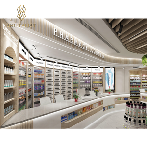 Mostrador de Farmacia de madera, góndola, diseño de interiores, estante de exhibición de farmacia, vitrinas de categoría - Product Image 2