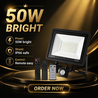 Nouveau projecteur LED à détecteur de mouvement, étanche pour extérieur, éclairage de couloir et de chemin, angle de faisceau 120°, température de couleur double 3000K 6000K