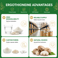 Service de fabrication de formules de compléments alimentaires personnalisés, capsules de L-ergothionéine en marque privée OEM