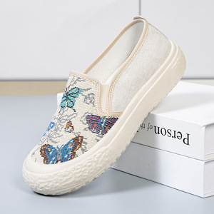 Scarpe Casual da Donna con Tomaia in Tessuto Stile <span class=keywords><strong>Chucky</strong></span> Scarpe Basse Casual da Donna all'Ingrosso - Product Image 2