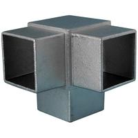 Connecteur de tube carré à 90 degrés en acier inoxydable SS316 finition satinée de haute qualité pour balustrade en verre