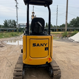Mini-excavatrice sur chenilles Sany SY18U d'occasion, 1,8 tonne, micro-excavatrice à rotation zéro avec châssis réglable, à vendre - Product Image 3
