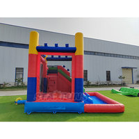 Château gonflable à vendre, château gonflable avec toboggan pour enfants, trampoline gonflable d'extérieur, souffleur d'air