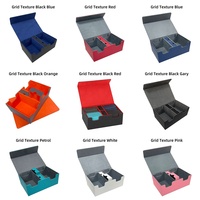 Torson 400 + Durable PU Cuir Velours Deck Box Flashcards et pour le stockage du jeu PTCG 2 pièces Boîte à dés pour TCG/ Protector Deck Box