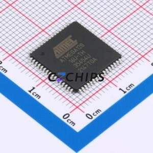 Microcontrôleur de puce IC à circuit intégré (MCU/MPU/SoC) original et neuf à TQFP-64 ATMEGA128-16AU (14x14) - Product Image 1