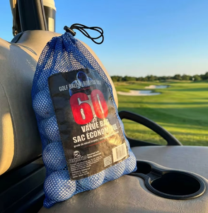 <span class=keywords><strong>Borsa</strong></span> per Palline da Golf in Rete di Nylon con Coulisse, Sacchetto Riutilizzabile per Palline da Pratica, Porta Palline Personalizzabile con Logo - Product Image 3
