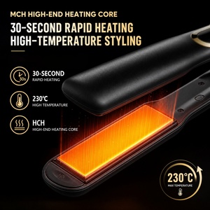 Elemento Calefactor MCH Chapado en Oro de 230 Grados 450F de Repuesto para Plancha Eléctrica Torlin, Plancha Plana Delgada de 8mm con Pantalla LED para Uso en Hoteles - Product Image 6