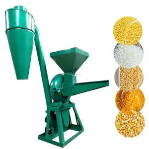 Mesin penggilingan tepung penggiling gandum, mesin pemroses peralatan penggiling pulverizer jagung