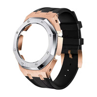 Модный комплект для модификации часов G-Shock GA2100: резиновый ремешок, металлический безель, аксессуары, корпус из нержавеющей стали для GA2110 Shock с коронкой