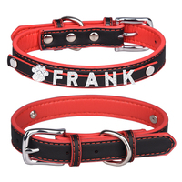 Collier personnalisé en microfibre pour chien avec nom brodé – Vente en gros