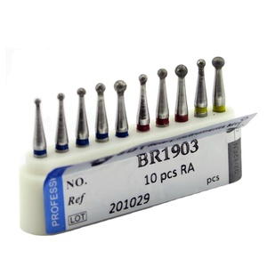 Kit de Fresas Esféricas de Baja Velocidad para Clínica Dental, Fresa de Diamante con Punta RA - Product Image 1