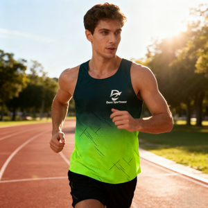 เสื้อกั๊กแห้งเร็ว ระบายอากาศได้ดี น้ำหนักเบา สกรีนโลโก้ได้ ไร้ตะเข็บ ยืดหยุ่น เหมาะสำหรับวิ่ง ออกกำลังกาย ฟิตเนส ยิม มาราธอน สำหรับผู้ชาย - Product Image 6