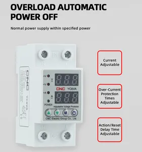 Fault Indicator Relayl Protection 230v Over Under Voltage Surge Overvoltage And Undervoltage Protector