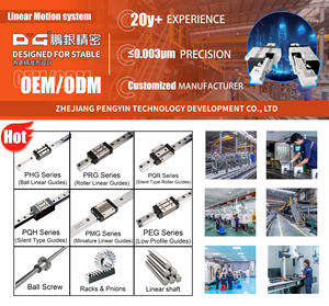 Phgh/W loạt tải nặng bóng hướng dẫn tuyến tính 15mm-65mm trượt bảng đường sắt 100-6000mm chiều dài tùy chỉnh đường ray giá rẻ - Product Image 6