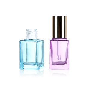 Colorful Glass Square Dropper Bottle Customized Cosmetics Essential Oil Bottle 30ml <b>Container</b> Empty with Screw Cap - Product Image 5