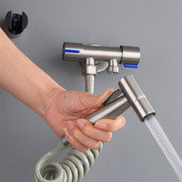 Ensemble de jet portatif de bidet d'acier inoxydable de conception moderne pour des toilettes de salle de bains pour des hôtels