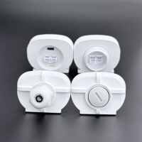 Boîtiers de luminaires linéaires LED extrudés étanches IP65 pour intérieur/extérieur, design moderne minimaliste carré, connexion sans soudure LN