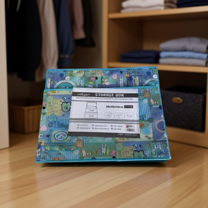 Waterproof Storage Box 50x40x30 Cm With Lid Clothes Organizer - Product Image 2