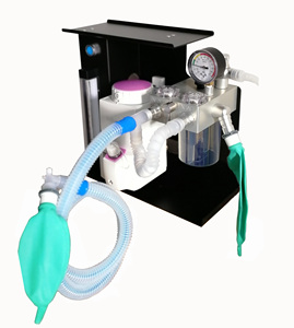 Draagbare actieve passieve ademhalingsanesthesiemachine voor honden, veterinaire apparatuur, helium-zuurstoftherapie, ICU-revalidatie - Product Image 3