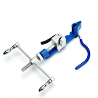 Cortador automático de bridas de acero inoxidable, herramienta de tensión de banda con equipo de fibra óptica, herramienta de bandas de flejado de acero