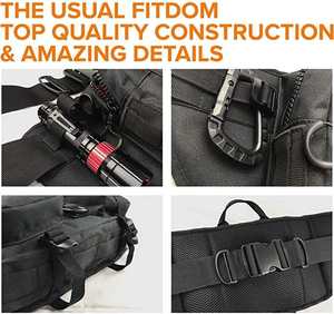 Sac à bandoulière tactique extérieur résistant à l'eau, en polyester technique robuste, fermeture éclair, écologique, tendance, portable - Product Image 4