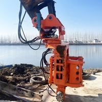 KS40 Marteau vibrant hydraulique à prise latérale pour palplanches, compatible avec excavatrice